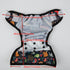 Sigzagor Gusset 6.6lbs 33lbs Baby Cloth Diaper Cover Nappy Hook and Loop Double to (Rabbits Wolves)