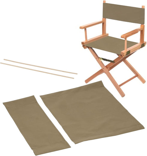 Cyrank Director Chair Replacement Canvas, Seat Cover Replacement Foldable Director Chair Seat and Back Oxford Cloth