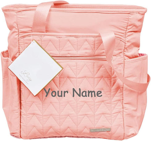 The Trendy Turtle Personalized Baby Boy and Baby Girl Diaper Bags - Gender Neurtral Baby Children Carrying Totes