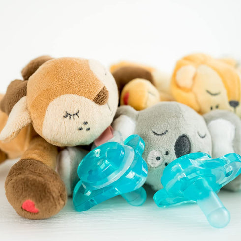 PaciBuddy Deer Pacifier Holder - Plush Toy with Detachable Pacifier & Universal Adapter for 0+ Months