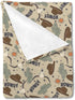 HawSkgFub Western Cowboy Hat Howdy Cactus Baby Blankets Boy Shower Gift, Boho