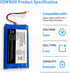 OWXINOU Replacement Battery for Infant Optics DXR-8 Pro, 3200mAh 3.85V Lithium Ion, 1-Pack (Not Compatible with DXR-8)