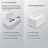Ymiko Baby Wipe Warmer, Foldable Portable Wipes Dispenser with Smart Temperature Control and Fast Heating for Home Car