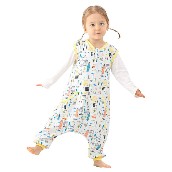 WONDAY Toddler Sleep Sack, 2t-3t, Baby Wearable Blanket, Summer Sleeping Bag with Feet, Soft Toddler Sleeping Sack