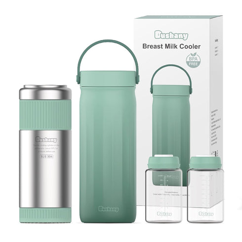 Dushany 22oz Portable Breast Milk Cooler for Outdoor, Life Saver with 360 Total