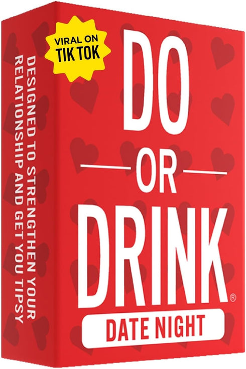 Do or Drink Date Night - Fun Couples Games for Adults with 250 Cards, Great Gift Ideas for Couples