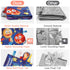 Vicloon Baby Books Toys, 2PCS Touch and Feel Crinkle Cloth Books for Newborn Early Educational Toys