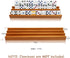 Organizer(Set 4) Exqline Wooden Domino Racks Trays Holders of - Premium Domino Tiles Holder Racks for Mexican Train