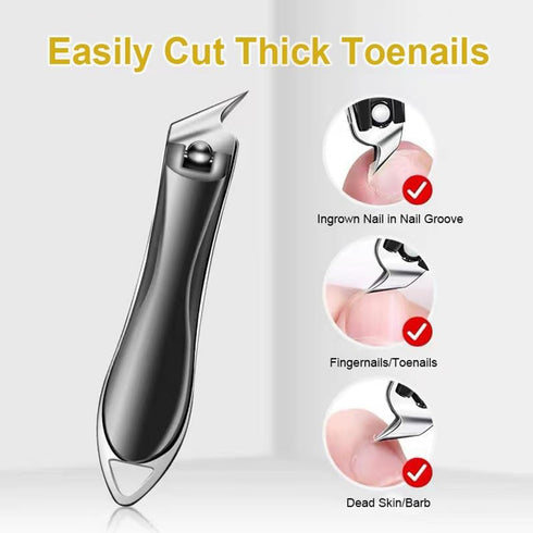 Sacwelber 2026 4-in-1 Trimmer, Electric Nail Clipper with LED Light, Improved Nail Clippers, Safe Automatic Baby Nail