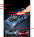 iPariser Alloy Collectible Blue Senna Toy Vehicle Pull Back DieCast Car Model with Lights and Sound