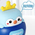 Yaozyety 3-12 Baby Penguin Wobble Toys, Infant Roly-Poly Tumbler Musical Wobbler, Babies Sensory Development & Teething