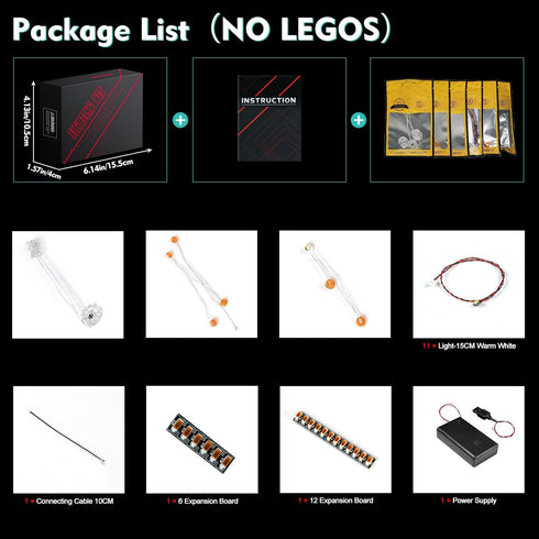 VONADO LED Light Kit for Lego Tantive IV 75376, Remote Control Creative Lighting Set, No Models