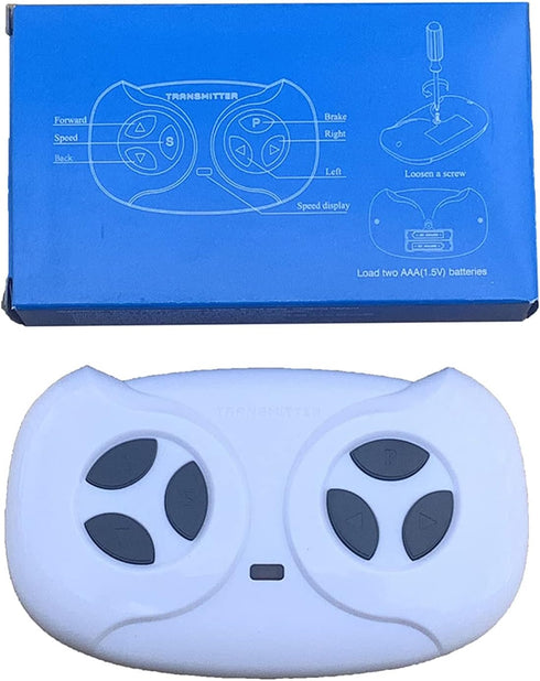 2.4G Bluetooth Remote Control Transmitter for Children's Electric Riding Toy Car Replacement Parts in White