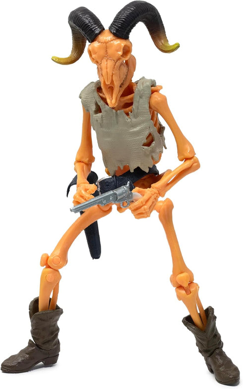 1:12 Boss Fight Studio Epic H.A.C.K.S. Outlaw Skeleton Action Figure Highly Articulated Collectible Figurine