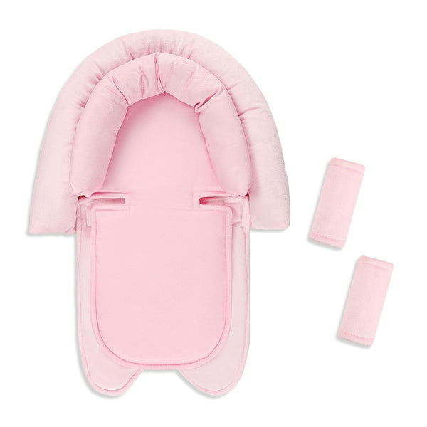 SWESEN Infant Car Seat Insert & Strap Covers, Car Seat Head Support