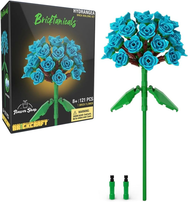 Bricktanicals Hydrangea Brick Building Set