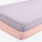Bare Home 2-Pack Fitted Crib Sheets - Premium 1800 Ultra-Soft Microfiber -