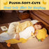 Banana Duck Plush Toy 19.6'', Cute Long Banana Duck Plushie, Funny Hugging Pillow Gifts for Boys Girls (White)