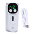 Pssopp Portable Milk Bottle Insulation Cover, Constant Temperature Visualization Window Design USB