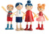 Tender Leaf Toys - Doll Family - Cute Wooden Flexible Doll Family