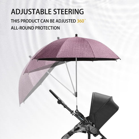 Nakazawa Convenient and Lightweight, Clip-On, Adjustable Steering, Universal, Umbrella Baby Stroller, Stroller Umbrella