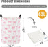 HIYAGON Baby Laundry Hamper Basket Baby Hamper for Nursery Boy and Girl Cute Kids Toys Storage Bin Organizer Boho Room