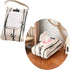 REDYY Pack Sturdy Cotton Wet Wipe Storage Quilted Bowknot Stripe Designs Soft Travel Tissue Holder for On The Way Moms