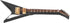 Pssopp Wooden Miniature Electric Guitar, Mini Black Dollhouse Guitar Model with Stand and Case