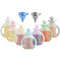 PandaEar 7-Pack Reusable Silicone Baby Food Pouches with Handles, 4oz Refillable Squeeze