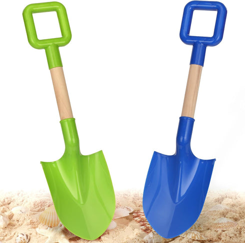 Dilabnba Beach Sand Toys Shovels for Kids Adults, 16inch/40cm Toddler Garden Beach