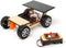 Solar-Powered Car V300, Wooden STEM Kit with Wireless Remote Control for Boys