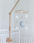 (31 inch, 100% Baby Crib Mobile Arm Wooden Holder - Baby Mobile Hanger for Crib Natural Beechwood) Strong Anti Slip