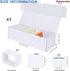 Trading Card Storage Box, Cardboard Boxes with Dividers for Baseball, Sports, Game Collection Organizer