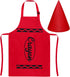 Set, Kids Crayon Costume Crayon Apron with Gnome Cone Hat, Funny Dress Up Outfit Accessories for Halloween