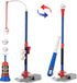 VROGTIK Adjustable T-Ball Set for Kids 3-8 | Outdoor Baseball Toy with