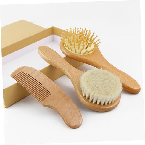 Set Set VICASKY Brush for Newborns Hair Brush Comb Comb for Bath for Soft Scalp Care