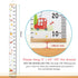 MIBOTE Baby Growth Height Chart, Handing Ruler Wall Decor for Kids, Canvas Removable Height Growth Chart 79" x 7.9"