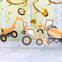 30PCS Construction Hanging Swirls Decorations for Birthday Party, Baby Shower, Car Excavator Bulldozer Ceiling Decor