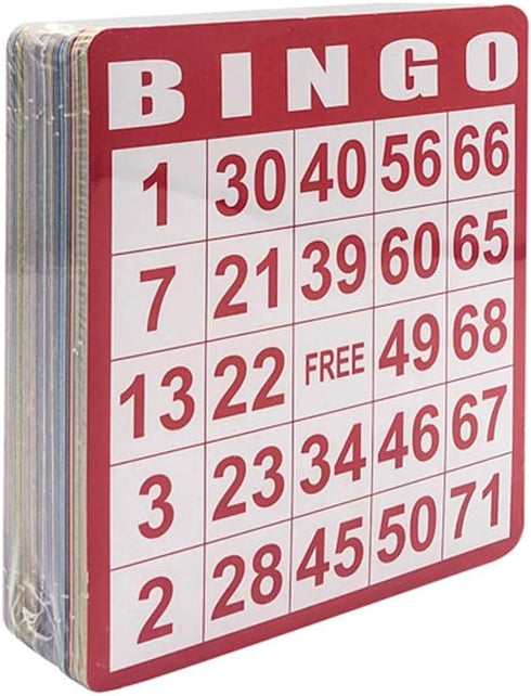 Yuanhe 100 Bingo Game Cards Set - Kids Party Paper Card Games for School Classroom Family Gathering Activity