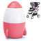 TUWEIPAIKE Rechargeable Portable Baby Stroller Rocker, Hands-Free Vibrating Soother with 5-Speed Adjustment and