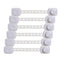 Dreambaby Twist 'N Lock Multipurpose Latch, Child Safety Locks, White, 6 Pack, Model L1435