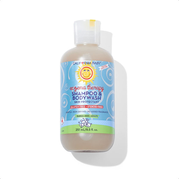 California Baby Eczema Body Wash & Shampoo | Gentle Steroid-Free Eczema Treatment
