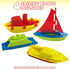(4 Pack), 3-5, Summer ArtCreativity Toy Boats for Water Play, Pool Toys for Toddlers Floating Toddler Pool Toys