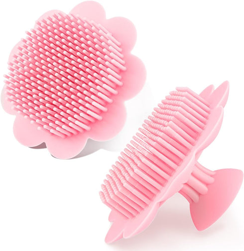 Baby Hair Scalp Massage Shampoo Brush - Soft Silicone Bath Brush for Newborns and Toddlers