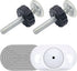 2 Set M10 Baby Gate Adapter with Wall Protector, 10mm Baby Tension Gate Extender, Replacement Bolt Part