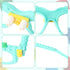 Hxezoc 12 Pcs DIY Building Bricks Glasses, Creative Building Block Games for Kids, Birthday Party Supplies