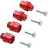4Pack Vgoohobby Metal Wheel Hex Drive Hub Adapter, 12mm to 17mm Conversion for 1/10 Off-Road RC Cars