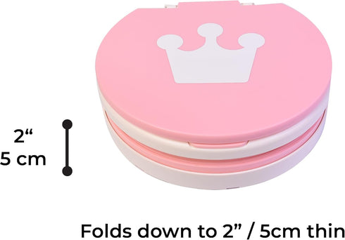 Gigentro 2 Toddler Potty - Collapsible Training Seat For Toddlers - Portable Travel Toilet Trainer for Baby Boys