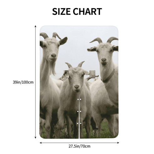 Zhbvncp Goat Baby Car Seat Cover & Breastfeeding Nursing Cover - Breathable Stretch Fabric Multi-Use Nursing Cover
