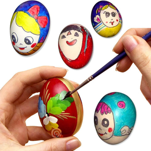20 PCS Plastic Fake Eggs for DIY Easter Eggs, Painting and Realistic Egg Projects